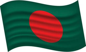 Bangladesh bandeira ilustração vetor, bd bandeira vetor