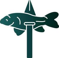 design de ícone de vetor de pesca