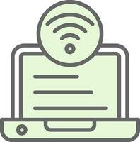 design de ícone de vetor de conexão wi-fi