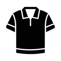 camisa vetor glifo ícone para pessoal e comercial usar.