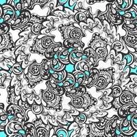 padrão sem emenda de elegância abstrata com fundo floral. pode ser usado para papel de parede, preenchimentos de padrão, plano de fundo de página da web, texturas de superfície, impressão em tecido, papel de embrulho vetor