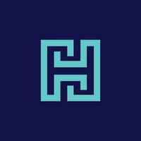 moderno criativo carta h vetor logotipo Projeto