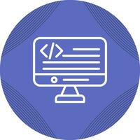 ícone de vetor de linguagem de programação