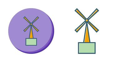ícone de vetor de moinhos de vento