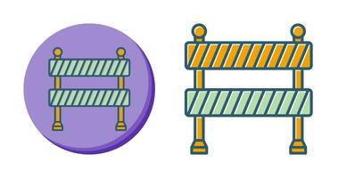 ícone de vetor de barricada
