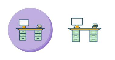 ícone de vetor de mesa de trabalho