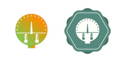 ícone de vetor indicador de temperatura