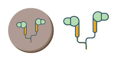 ícone de vetor de fone de ouvido