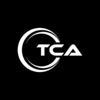 tca carta logotipo projeto, inspiração para uma único identidade. moderno elegância e criativo Projeto. marca d'água seu sucesso com a impressionante isto logotipo. vetor