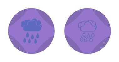 ícone de vetor de chuva leve