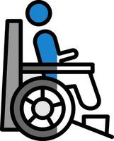 design de ícone de vetor de deficiência