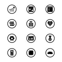 Conjunto de vetor SEO Search Engine Optimization Icons