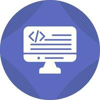 ícone de vetor de linguagem de programação