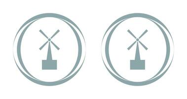 ícone de vetor de moinhos de vento