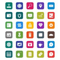 Conjunto de vetor SEO Search Engine Optimization Icons