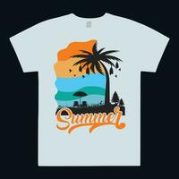 livre verão camiseta Projeto e vetor Arquivo