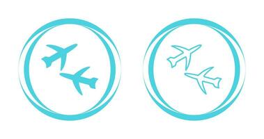 ícone de vetor de vários voos