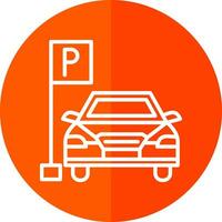 design de ícone de vetor de estacionamento