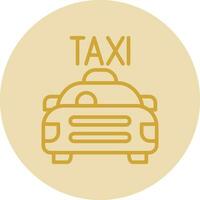 design de ícone de vetor de táxi