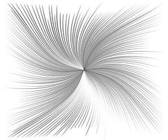 linhas de velocidade voando partículas, textura gráfica de manga de carimbo de luta, linhas horizontais de velocidade de quadrinhos em fundo branco vetor