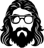 hippie - Alto qualidade vetor logotipo - vetor ilustração ideal para camiseta gráfico