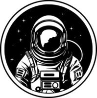 astronauta - minimalista e plano logotipo - vetor ilustração