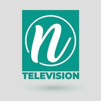 profissional televisão canal logotipo Projeto conceito vetor ilustração