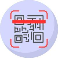 qr código Varredura vetor ícone Projeto