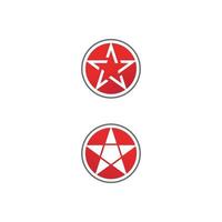 estrela logotipo modelo vector ícone ilustração design