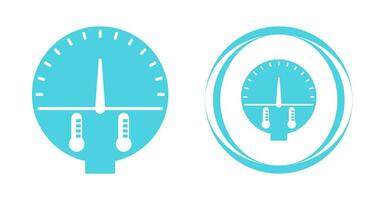 ícone de vetor indicador de temperatura