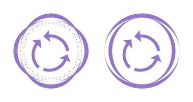 ícone de vetor de seta de ciclo