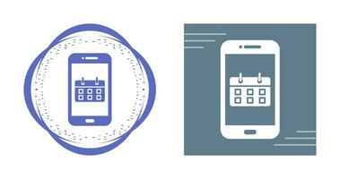 ícone de vetor de aplicativo de calendário