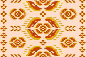 tapete étnico tribal arte padrão. padrão sem emenda de ikat étnico. estilo americano, mexicano. vetor