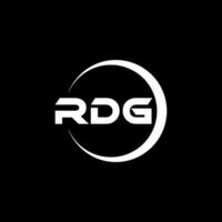rdg carta logotipo projeto, inspiração para uma único identidade. moderno elegância e criativo Projeto. marca d'água seu sucesso com a impressionante isto logotipo. vetor