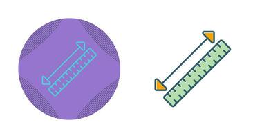 ícone de vetor de fita métrica