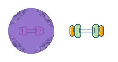 ícone de vetor de halteres