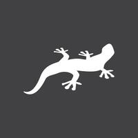 lagarto ícone silhueta logotipo símbolo vetor