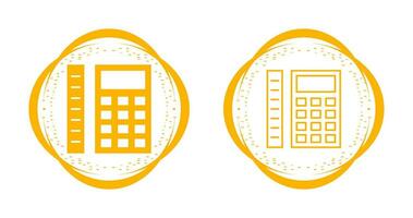 ícone de vetor de cálculo de medição