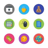 Conjunto de vetor SEO Search Engine Optimization Icons