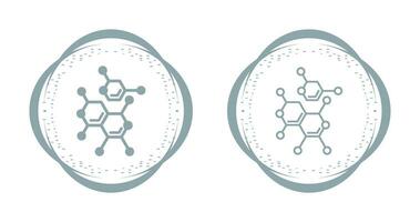 ícone de vetor de moléculas
