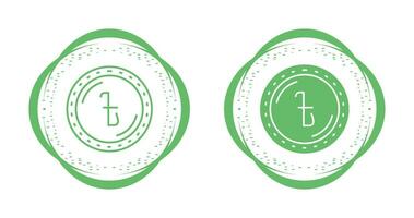 ícone de vetor de moeda taka