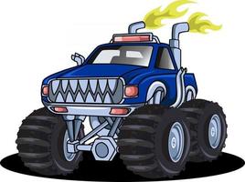 vetor do logotipo do mascote do monster truck