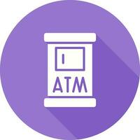 ícone de vetor de máquina atm