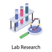 conceitos de pesquisa de laboratório vetor