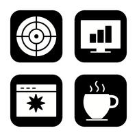 Conjunto de vetor SEO Search Engine Optimization Icons