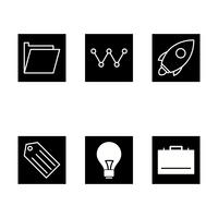 Conjunto de vetor SEO Search Engine Optimization Icons