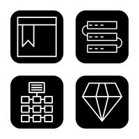 Conjunto de vetor SEO Search Engine Optimization Icons