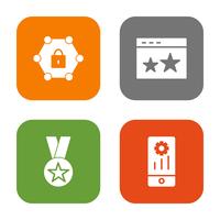 Conjunto de vetor SEO Search Engine Optimization Icons