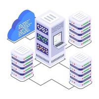 servidores de banco de dados e armazenamento vetor