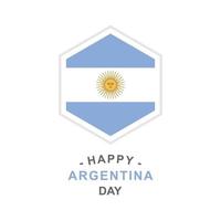 vetor de design do dia da argentina